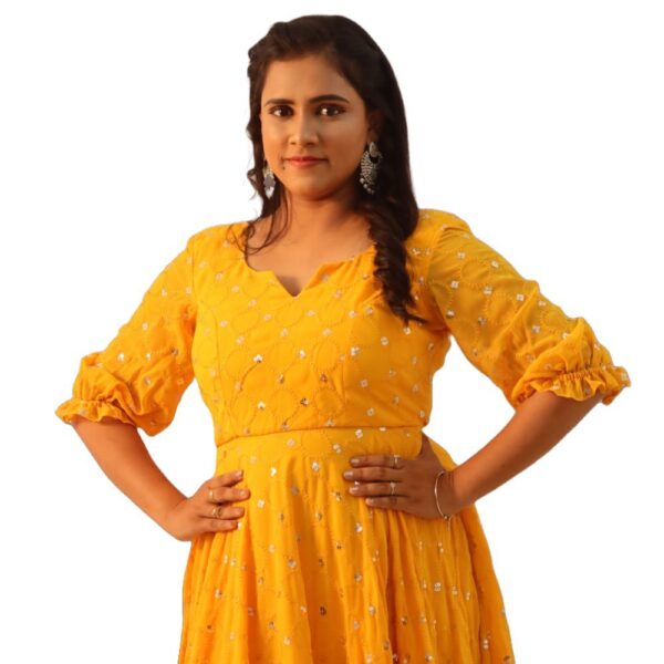 YELLOW MAXI DRESS - Image 2